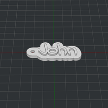 porte clés John 3d print model - Mito3D