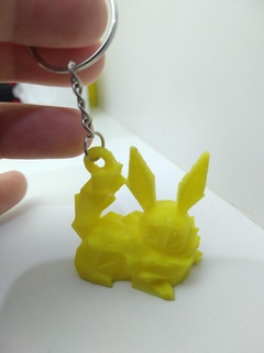 chaveiro Jolteon poli Pokémon jogos Pikachu chaveiros chaves pingente Portachiavi Nintendo porte clés legais 3d print model - Mito3D