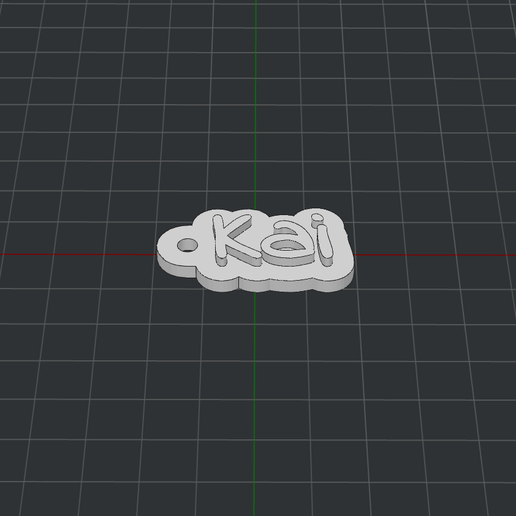 keychain kai 3D print model - Mito3D