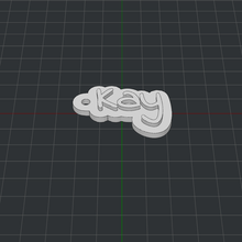 keychain kay 3d print model - Mito3D
