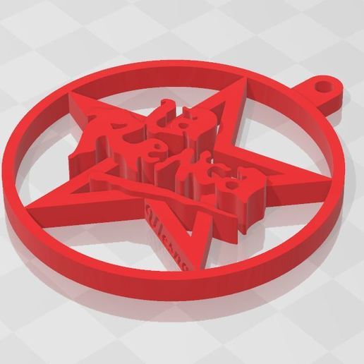 Schlüsselanhänger keychain Mode larenga Bankett rock rocknacional rockargentino 3D print model - Mito3D