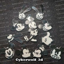 llavero Mickey ratón llave anillos cadena disney mikey pasará oswald 3d print model - Mito3D