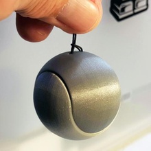 keychain tennis ball various 3d print model - Mito3D