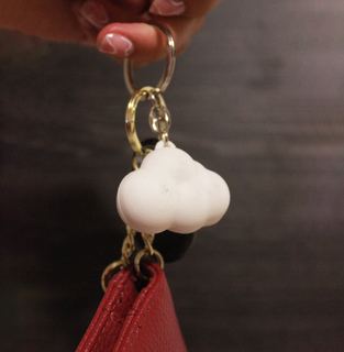 keychain keychan nfc keychain cloud cloud  3d print model - Mito3D