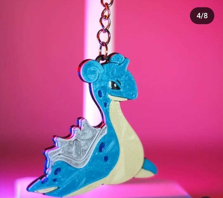 keychain lapras pokemon kaychain impress o3d sale 3d print model - Mito3D