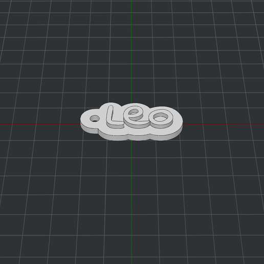 Schlüsselbund Löwe 3D print model - Mito3D