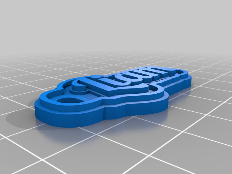 keychain liam customized keychains 3D print model - Mito3D