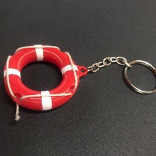 keychain life preserver thread game swimming key ring 3d print model - Mito3D