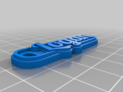 llavero logan personalizado llaveros 3d print model - Mito3D