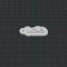 keychain lola  lola keychain  3d print model - Mito3D