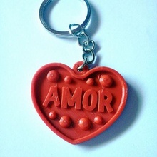 keychain love - english version key ring valentine's day chain 3d print model - Mito3D