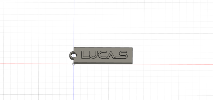 anahtarlık Lucas 3d print model - Mito3D