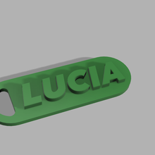 keychain lucia tool 3d print model - Mito3D