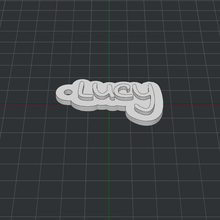 keychain lucy 3d print model - Mito3D