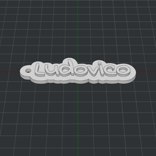 anahtarlık Ludovico 3d print model - Mito3D