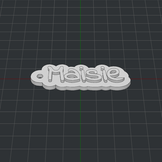 keychain maisie 3D print model - Mito3D