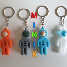 keychain man minix collection 3d print model - Mito3D