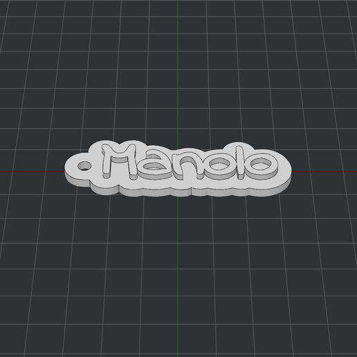 keychain manolo 3D print model - Mito3D