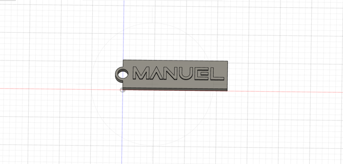 keychain manuel squid game 3d print model - Mito3D