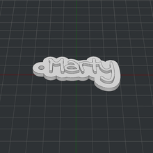 keychain marty 3d print model - Mito3D