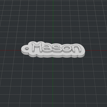 keychain mason  mason keychain  3d print model - Mito3D
