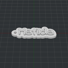 Schlüsselbund Matilda 3d print model - Mito3D