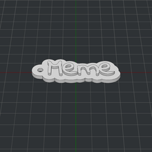 keychain meme 3d print model - Mito3D