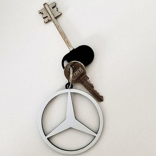anahtarlık Mercedes anahtarlık anahtarlık logo marka moto bisiklet motor tasarım Sanat sembol renkli araba hediye markalar Mercedes 3d print model - Mito3D