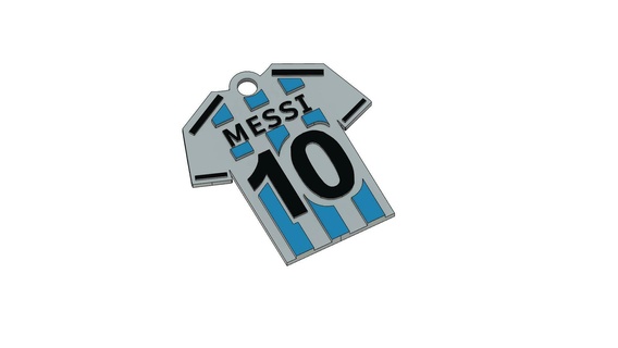 keychain messi mbappe argentina selection champion wordl cup world qatar 3d print model - Mito3D