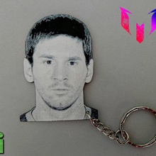 keychain messi various 3d print model - Mito3D