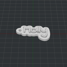 keychain molly 3d print model - Mito3D
