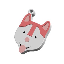 keychain mr dog no2 fashion toy children animal kids gift tool collection 3d print model - Mito3D