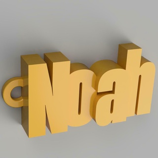 llavero Noé niños regalo personalizado nombre partido llave anillo grupos familia llaves 3d print model - Mito3D