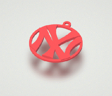 keychain ny personalized custom keyring accessory 3d printing design unique gift statement diy keepsake fashion craft stylish individuality print-at-home creative memorabilia practical expressive 3d print model - Mito3D