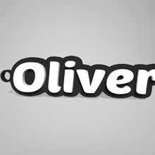keychain oliver fashion toy tool 3d print model - Mito3D