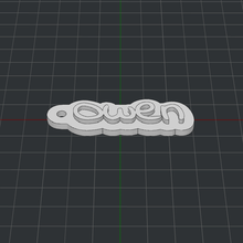 porte clés Owen 3d print model - Mito3D