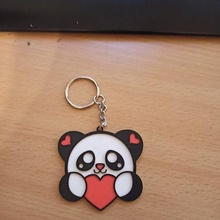 Schlüsselbund Panda Schmuck Schlüssel Ring 3d print model - Mito3D