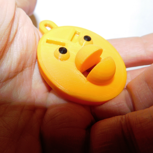 Schlüsselbund Papagei Kunst Spielzeug 3D print model - Mito3D