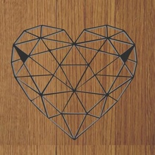 keychain pendant heart 3d print model - Mito3D