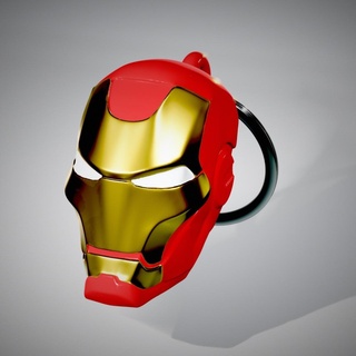 keychain pendant ironman mask file stl model 3d print maschera portachiavi ciondolo 3d print model - Mito3D