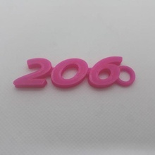 keychain peugeot 206 logo 3d print model - Mito3D