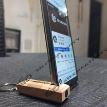 keychain phone holder 3d print model - Mito3D