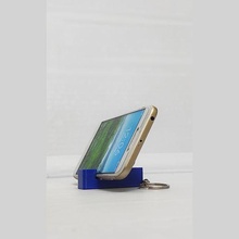 keychain phone holder gadget minimal 3d print model - Mito3D