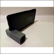 keychain do telefone alto-falante gadget smartphone som música iphone samsung android horn celular amplificador 3d print model - Mito3D