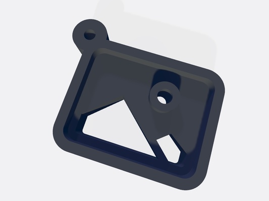 anahtarlık resim takı 3d baskı hediye şık benzersiz pratik 3d print model - Mito3D