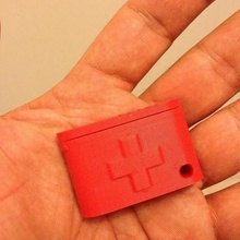 portachiavi pillola scatole gadget 3d print model - Mito3D