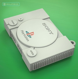 Schlüsselbund ps1 Sony Videospiel 3d print model - Mito3D