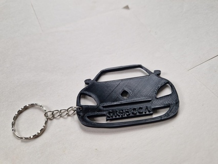 keychain renault megane 3 car megane3 key sport ring 3d print model - Mito3D