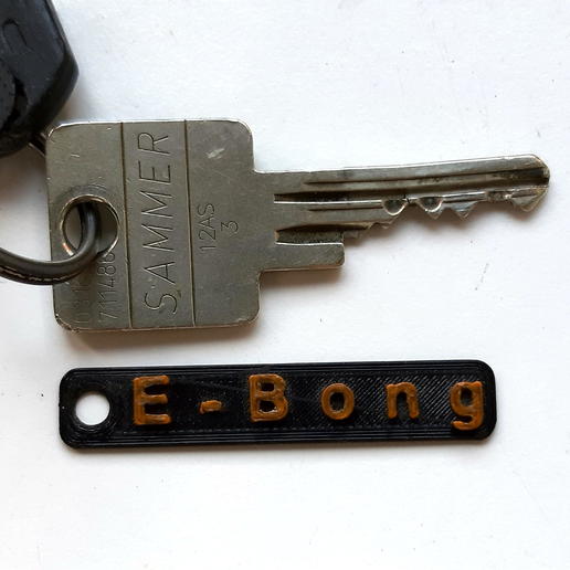 Schlüsselanhänger schl sselanh Finger Mode keychain bong Kopf kopf 3D print model - Mito3D