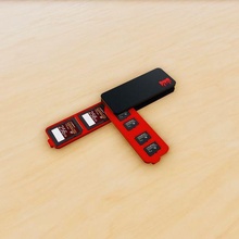 keychain sd & micro cards organiser 3d print model - Mito3D